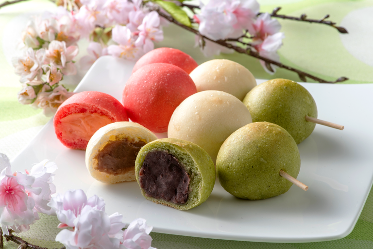 お花見だんごパン