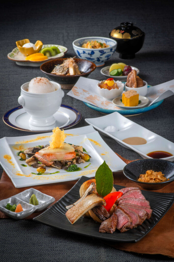鉄板焼き 秋の味覚コース